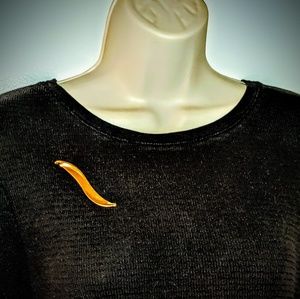 Vintage Monet Gold Brooch Pin